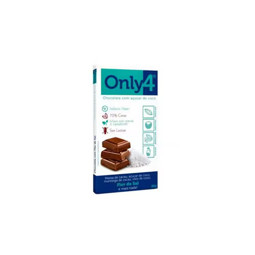 Chocolate Only4 Flor de Sal 80g