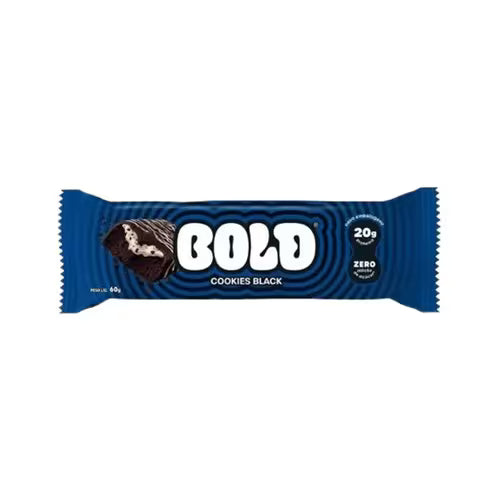Barra de Proteína Sabor Cookies Black Zero Açúcares Bold 60g