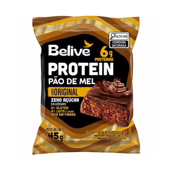 Pão de Mel Protein Zero Belive 45g