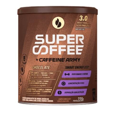 Super Coffe 3.0 Caffeine Army de Chocolate 220g