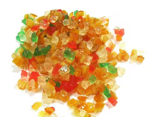 Frutas Cristalizadas Em Cubos 50g