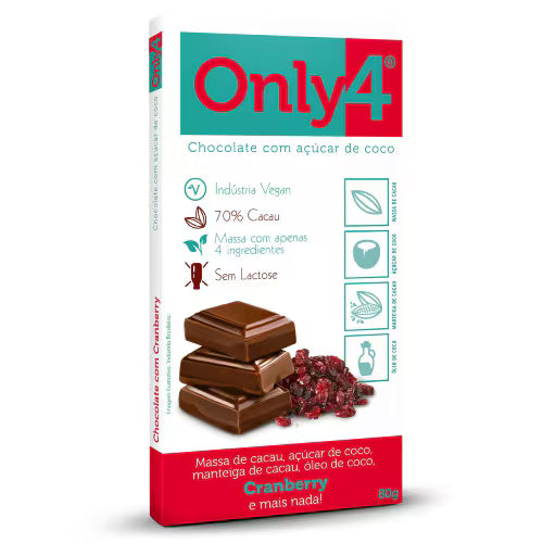 Chocolate Only4 Cranberry 80g
