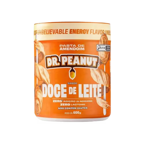 Pasta de Amendoim Doce de Leite com Whey Dr Peanut 600g