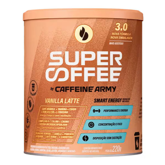 Supercoffee 3.0 Sabor Vanilla Latte Caffeine Army 220g